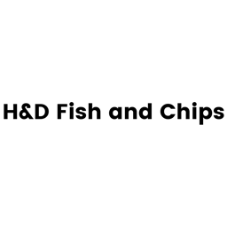 H & D Fish and Chips  logo.